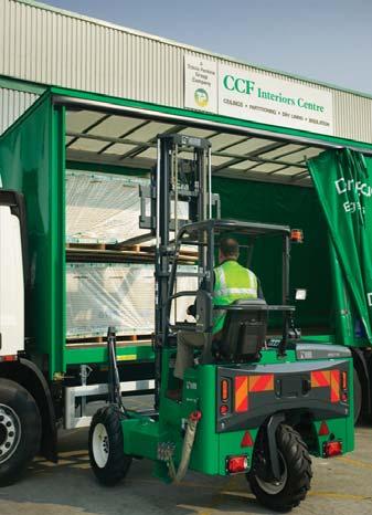 leveranse-/hentestedet. Flere leveranser på kortere tid Utviklingen av den bilmonterte gaffeltrucken har resultert i en maskin som har alle funksjonene en vanlig gaffeltruck har.