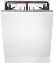 HVITEVARER 65 Helintegrerte oppvaskmaskiner 45 cm FSE62400P Helintegrert oppvaskmaskin med kun 45 cm bredde. Utmerkede når plassen er liten. 9 kuvert, 45 db, A++, 8 programmer, ProClean, AirDry.
