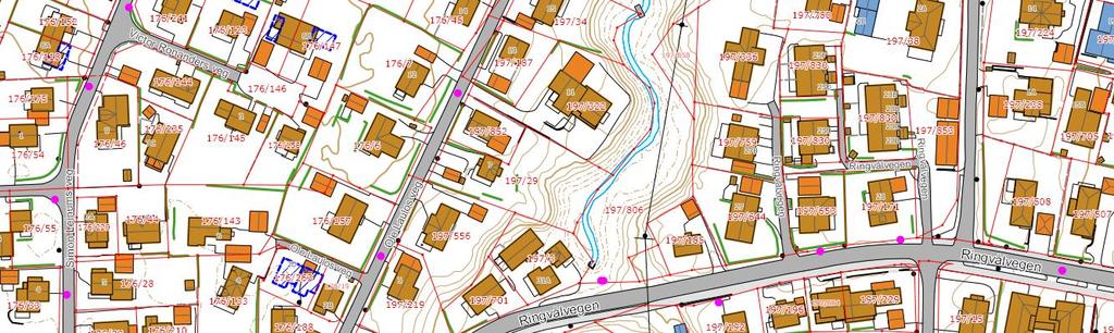 6 5. UTFØRTE GRUNNUNDERSØKELSER Det er utført enkelte grunnundersøkelser i området tidligere. En oversikt over området er hentet fra Trondheim kommunes karttjeneste på internett, se figur 2.