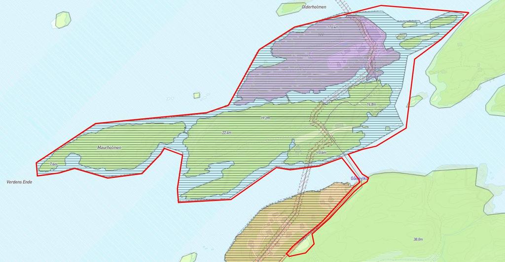 Ca grenser for planarbeidet, gjeldande