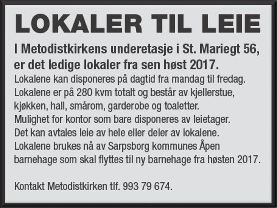 Sarpsborg Telefon:69 15 18 04 TLF: 69 11 59 80 Marias lunsj & catering Frokost- og brunsjrestaurant Catering St.