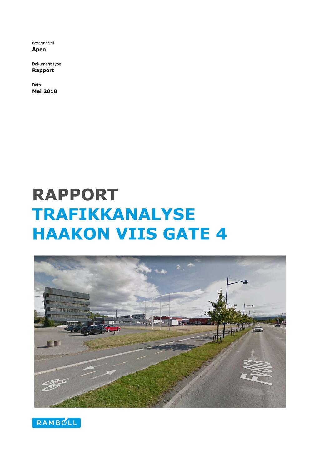 Beregnet til Åpen Dokument type Rapport Dato Mai 2018 R