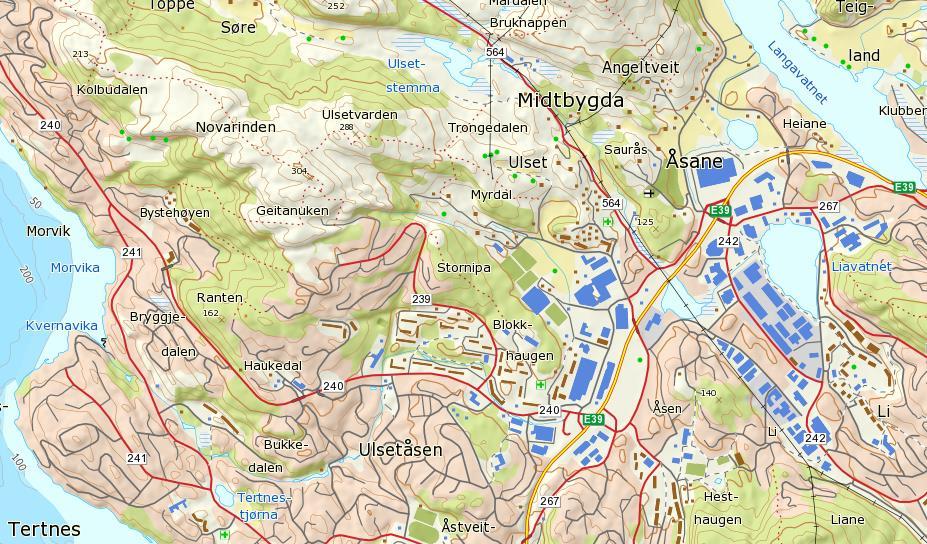 1 Innledning Sweco Norge AS har på oppdrag fra Block Watne AS utført beregning av støy fra vegtrafikk for feltene K4 og K5 i Haukedalen i Åsane, Bergen kommune.