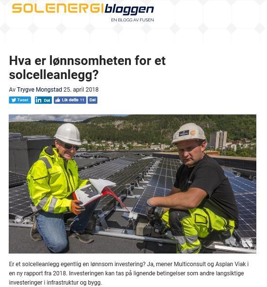 Diskusjon av lønnsomhet