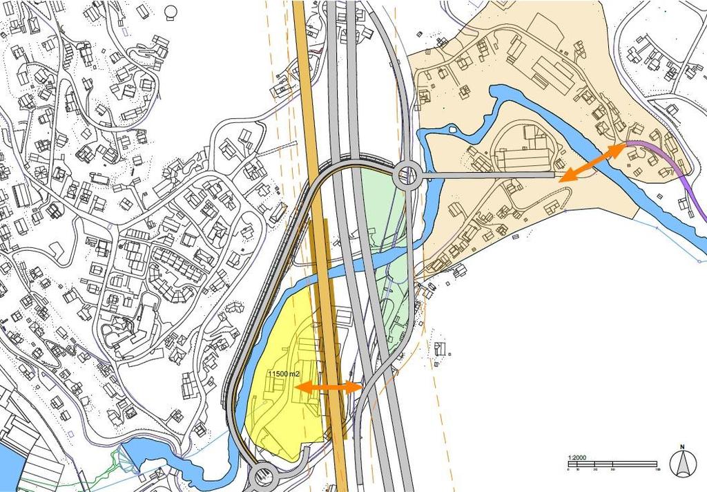 VC 15 GIR 17 000 m 2 MEIR BYGGBART AREAL ENN VC11 VC 11: Tilgjengeleg byggbart