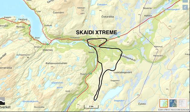 Sak 8/19 VEDLEGG: SAKSOPPLYSNINGER: Skaidi Xtreme er et sykkelløp som foregår på barmark. Det skal arrangeres 7.september 2019. Det er søkt om dispensasjon fra og med 10.08.2019 til og med 08.09.2019. Det er søkt om dispensasjon for å kjøre med inntil 3 ATV.