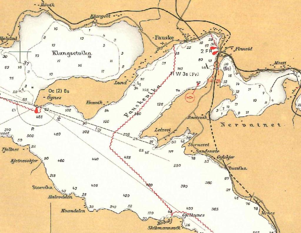 Vedlegg nr. 1. Utsnitt fra kartblad nr.