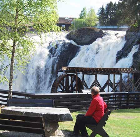 KULTURSTI HAUGFOSSEN RUNDT H A U H H G N F O SS Haugfossen Rundt ca. 1,2 km Vi har tilrettelagt en vandring i de autentiske kulturminnene rundt Haugfossen etter stordriftstiden på 1800-tallet.