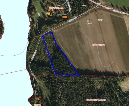 3 Vurdering av forslag til arealbruksendringer 3.1 Nes i Ådal 3.1.1 01 Fritidsbebyggelse Lunde, Nes i Ådal (F1) Dagens arealbruk Gjeldende formål Foreslått formål Arealstørrelse ca.