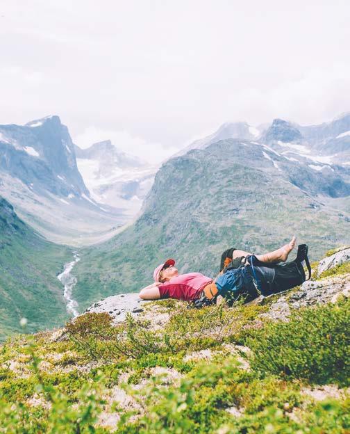 DET LIGGER I VÅR NATUR JOTUNHEIMEN: Noen ganger blir turen en solskinnshistorie. Foto: Marius Dalseg Sætre.