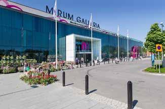 SVERIGE Mirum Galleria Mitt i City Mirum Galleria ligger like utenfor bykjernen til Norrköping, 17 mil sydøst for Stockholm. Norrköping er en industriby i vekst, og er i dag Sveriges 10.