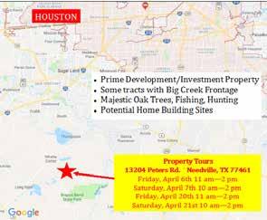 Richmond, TX 77469 FOR MORE INFORMATION CALL Lenora Black 713-395-9625 LBlack@bizjournals.