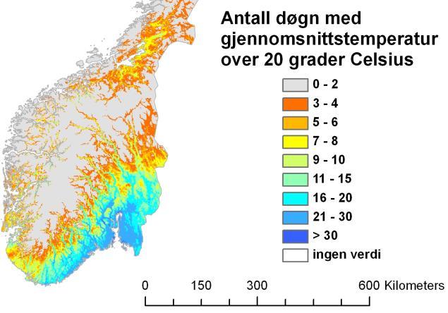 slutten: Antall dager