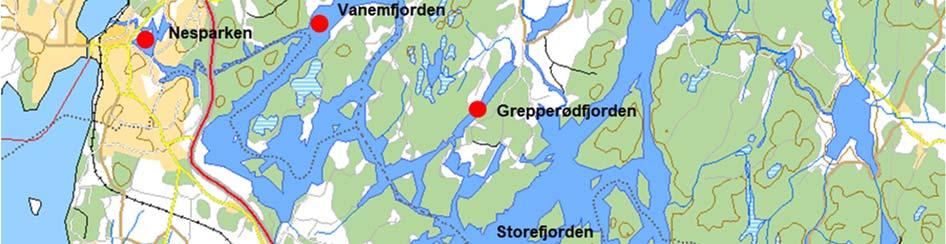 2.1). I Storefjorden ble det i tillegg tatt prøver fra to ekstra stasjoner (se kap. 5.1.6 for mer informasjon om denne ekstra prøvetakingen i Storefjorden i 2018).