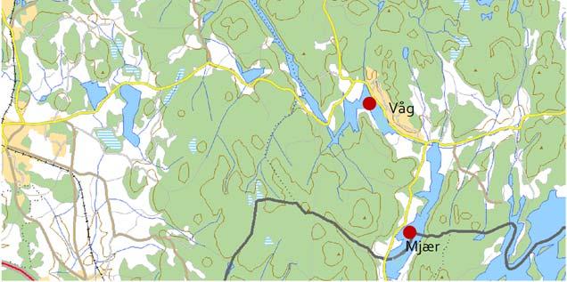 Bindingsvann, Langen og Våg ble overvåket i 2016 og Sætertjern ble sist overvåket i 2012 (fig. 2.2).