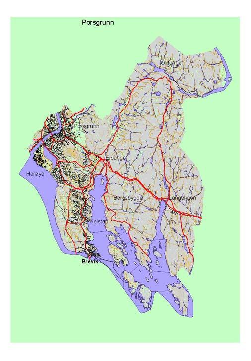 Geodata og samfunnsanalyse Areal : 163,2 km 2 Innb.: ca.