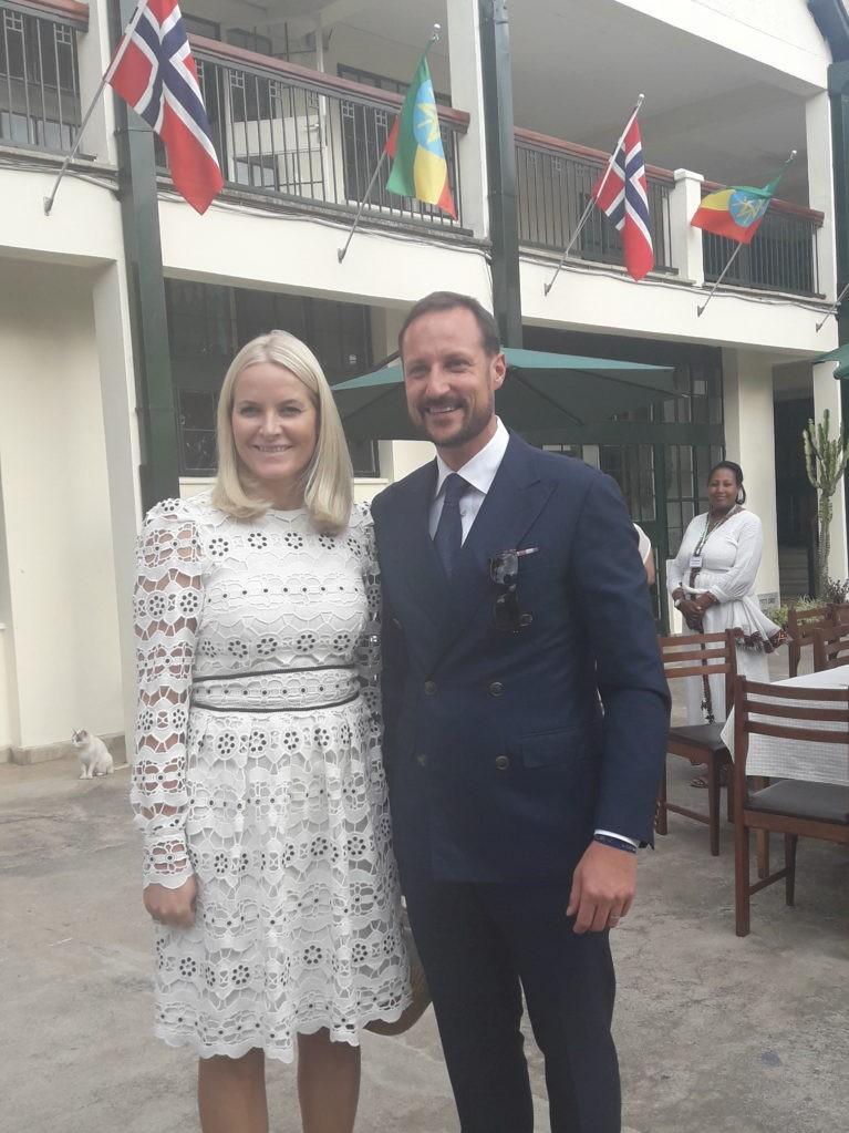 Besøket til Kronprinsparet er deres første til Etiopia og besto av et fullpakket program organisert av den norske ambassaden.