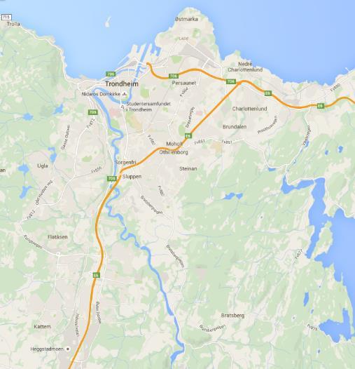 Geografi: Fortsatt mange boliger under planlegging på Lade og Trondheim Øst.