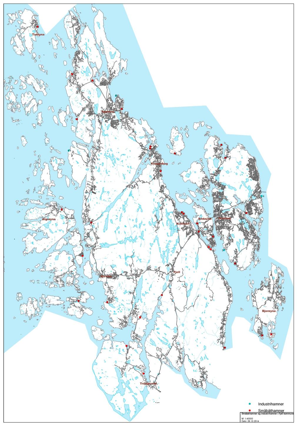 Vedlegg 2: Kart over småbåthamner