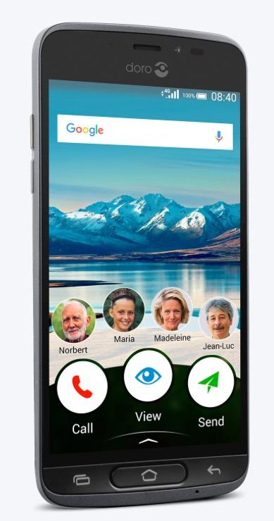 Dersom brukeren er godt vant med nyere teknologi og smarttelefoner, kan pasienten velge Doro Cares smarttelefon.