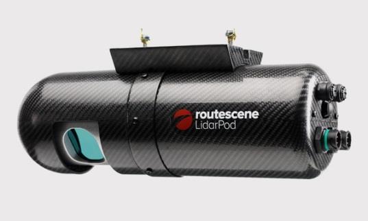 Routescene UAV LidarPod Vekt 2,5 Kg.