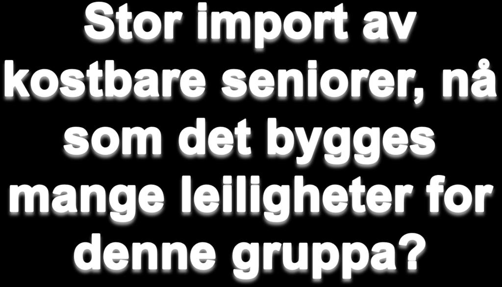 Innflytting til Sandefjord 300 100% 90% 80% 250 70% 60% 200 50% 40% 30% 67 år og eldre 0 til 66 år 20% 0-5 år 150 10% 0% Ekstern innflytting Ekstern fraflytting