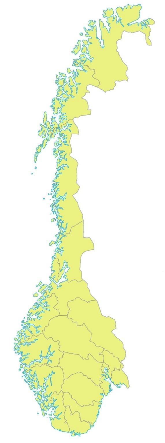 PÅ PLASS I FYLKER OG REGIONER Alltid beredt landet rundt Troms, Finnmark og Svalbard Nordland Trøndelag Innlandet Møre og