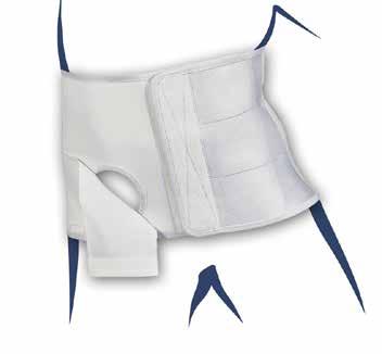 StomaCare TM StomaCare er et elastisk stomibelte som gir støtte og fiksasjon av stomiposen, kompresjon av bolen ved svekket bukmuskulatur samt forebygger og lindrer prolaps/brokk i arr- og
