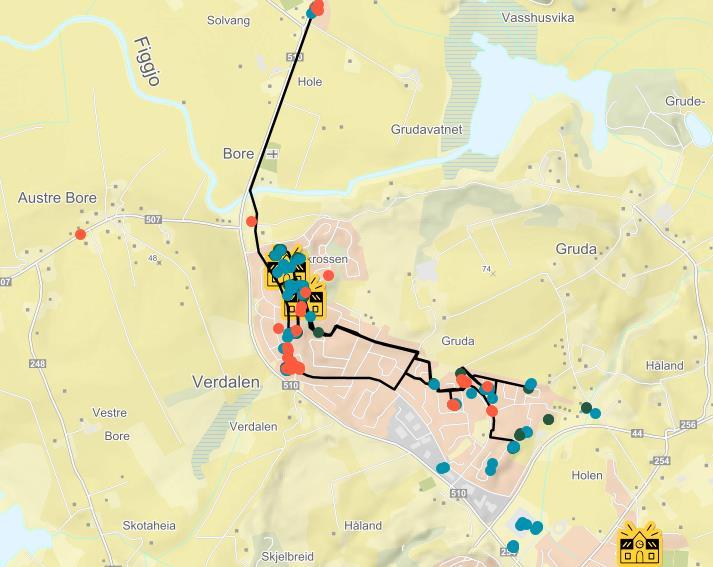 Boreringen/Storrvegen, det er vanskeleg å sjå om det