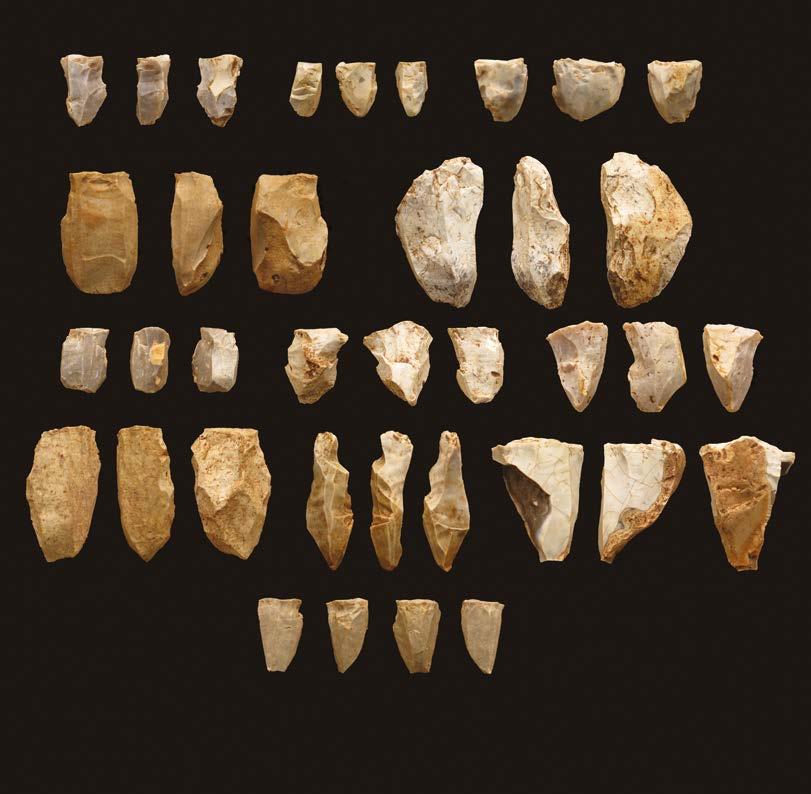 268 KYSTENS STEINALDER I AUST-ADER a b c d e f g h i j k l 5 cm Figur 2.3.2.9: Alle koniske kjerner fra Hesthag C2. Ill.: S. Viken / KHM. Figure 2.3.2.9: All conical cores from Hesthag C2.