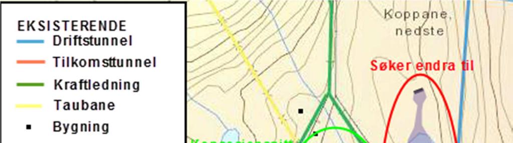 2.2 Ny teknisk plan Dei nye planane går ut på å etablere to coandainntak og å bore sjakter direkte ned på eksisterande driftstunnel.