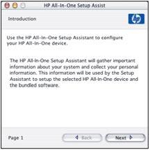 Windows: USB HP All-in-One Mac: HP All-in-One Installer Mac:CD HP All-in-One InstallerHP Allin-One Mac: Insert the green CD. Double-click the HP All-in-One Installer icon.