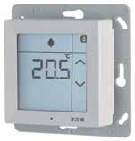 xcomfort varme- og klimastyring Room Controller Touch Sensorer Ulike sensorer er tilgjengelige for å måle klimatiske verdier innendørs eller utendørs.