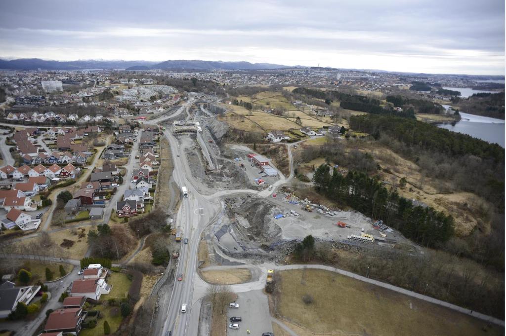 E06 Dagsone Eiganestunnelen nord Beregninger av nedslagsfelt og dimensjonerende vannmengder var på plass og beskrevet i