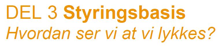 Målet om å være aktive, forutsigbare og premissgivende ovenfor entreprenør og rådgivere for å