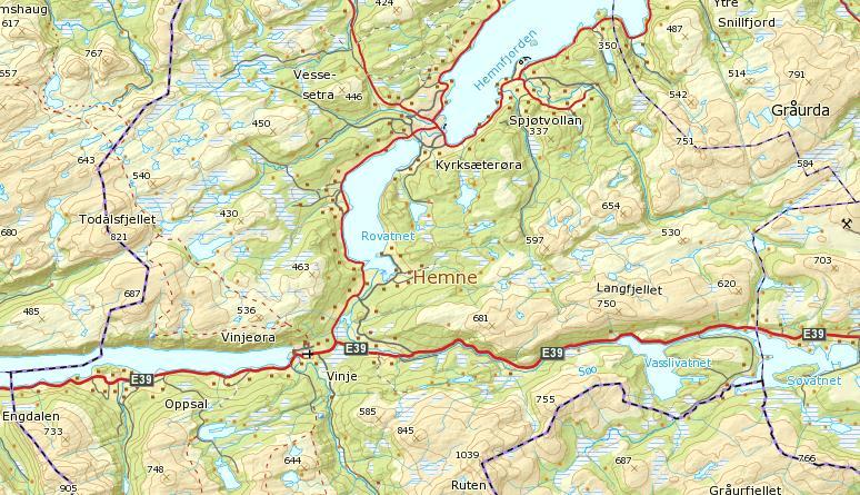 OMRÅDEBESKRIVELSE MED VERDIVURDERING Leiråvatnet kraftverk planlegges i Leneselva (vassdragsnummer 119.1B1Z) i Hemne kommune i Sør- Trøndelag.