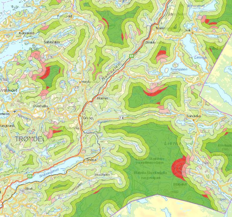 INON og småkraftverk i Nord-Trøndelag Utreder undersøkte tap av INON ved planlagte