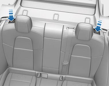 For- og bakseter Legge ned baksetene Model 3 har et delt baksete som kan felles forover. Fjern alle gjenstander fra setene og fotbrønnen bak før setene felles ned.