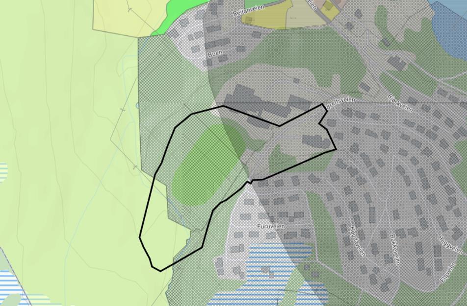 1. Hensikten med planarbeidet Hensikten med planarbeidet er å legge til rette for ny barnehage på deler av eksisterende idrettsbane samt regulere inn resterende deler av idrettsbanen.