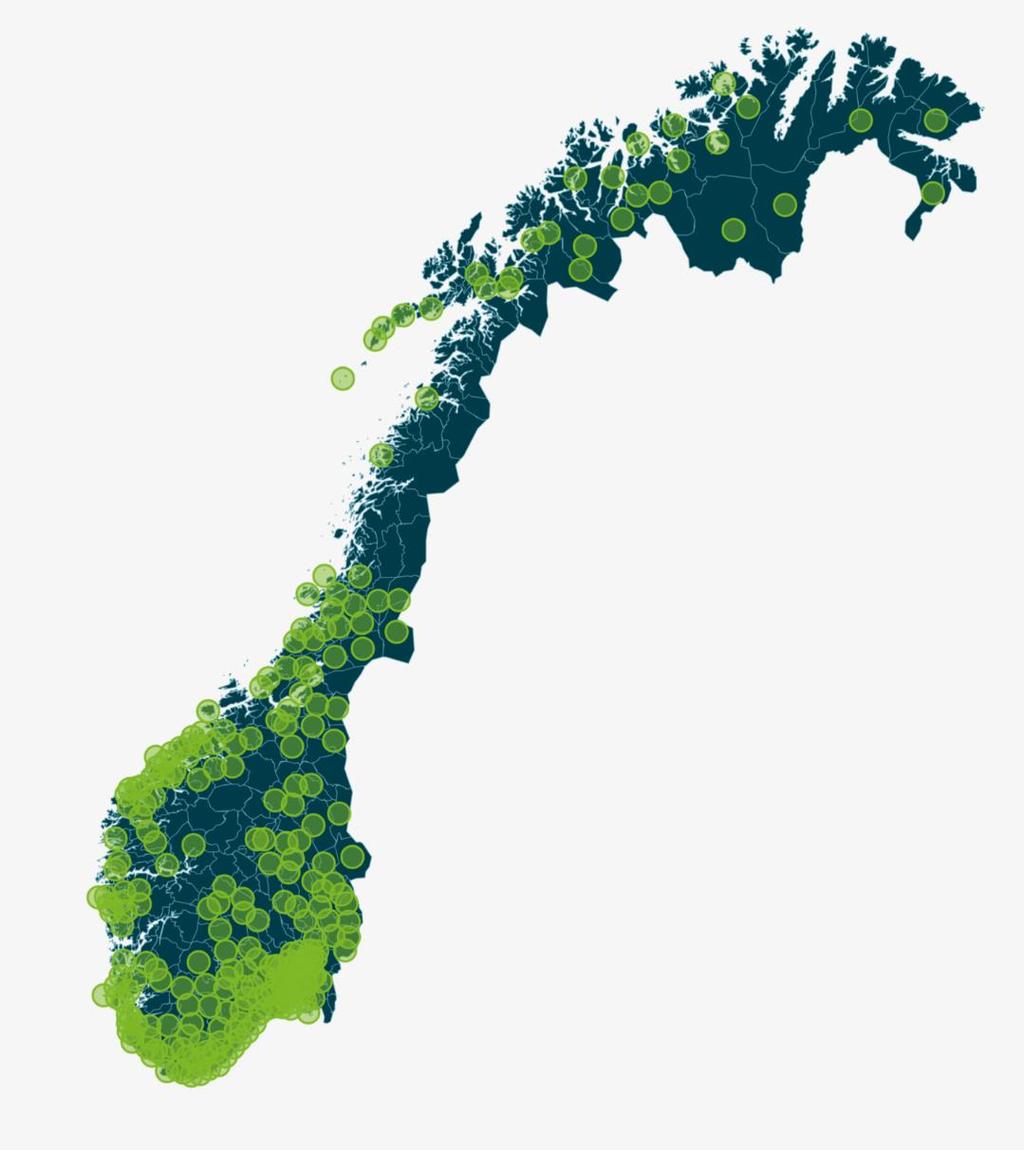 Velferdsteknologi Svært mange tiltak i norske