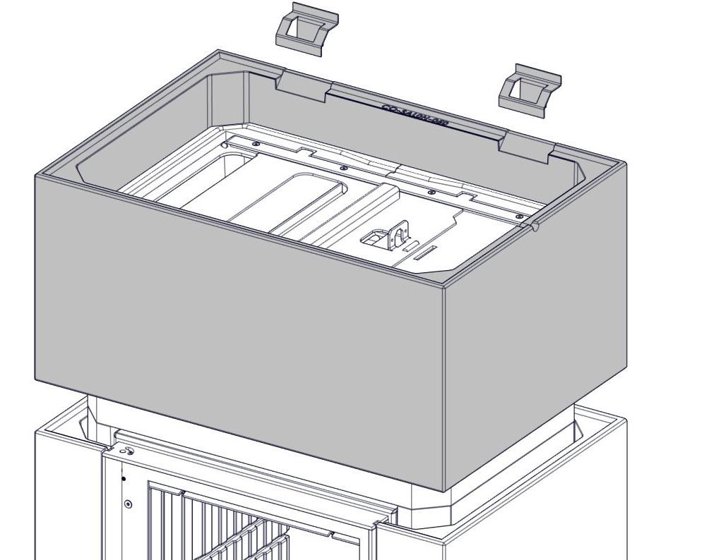 FIG 31 22-SAL02-160 x2 0 mm 0 mm Acryl x4 FIG 32 2.5mm NO GB FI SE Avstanden mellom omrammingen og dørrammen skal være lik både oppe og nede.