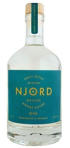 Njord Distilled Mother Nature Gin Danske poteter, To ganger destillert.