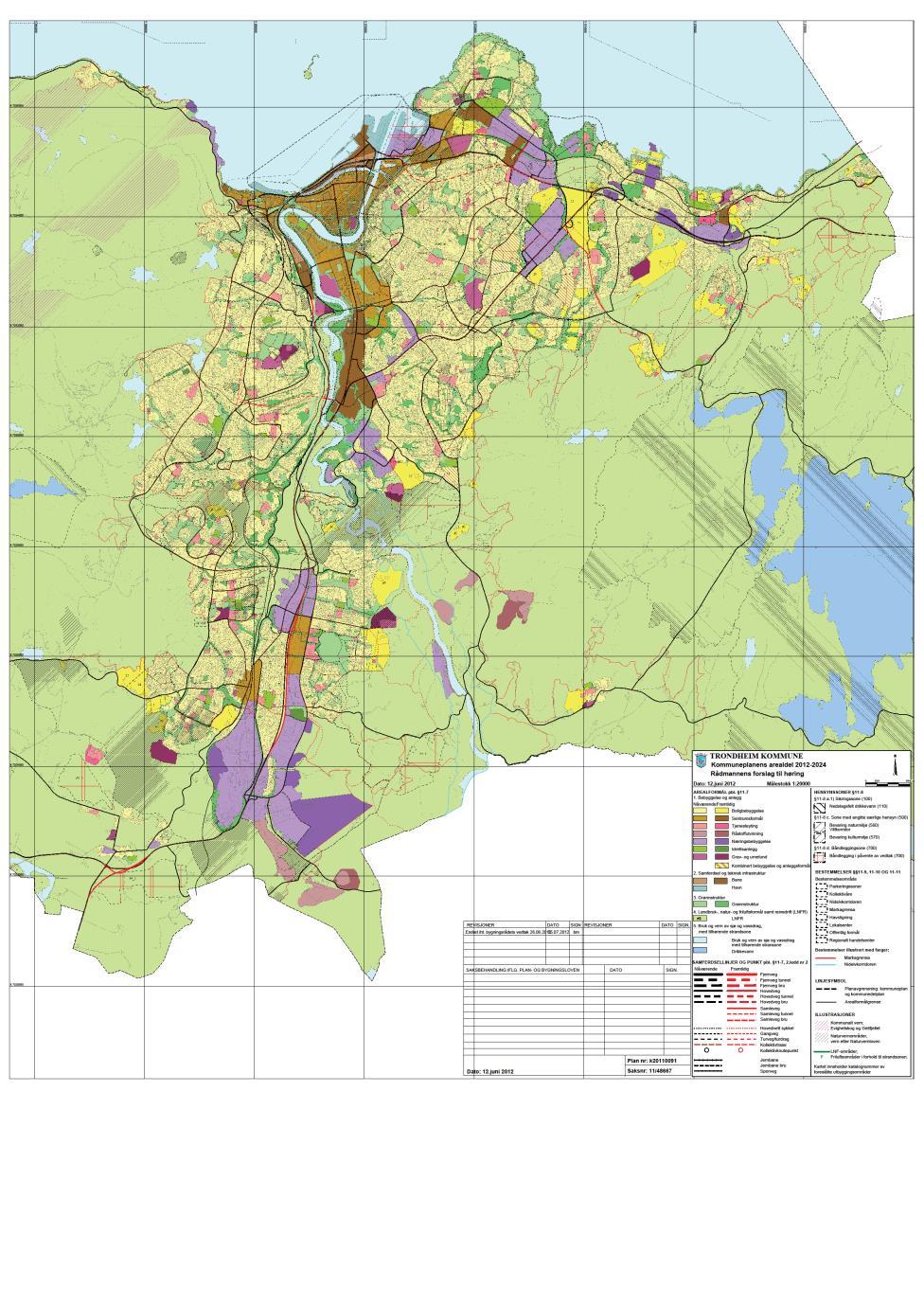 Kommuneplanens arealdel 2012-2024 : Omstridte områder Malvik kommune viser til brudd på IKAP og hadde