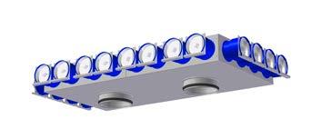 AuraFlex boligventilation Fordelingsboks Type Ant. stusser Utforming AF-FB-V1 4 singel 1.104 AF-FB-V2 6 singel 1.305 AF-FB-V3 8 singel 1.448 AF-FB-V4 4+4 kombi 2.206 AF-FB-V5 6+6 kombi 2.