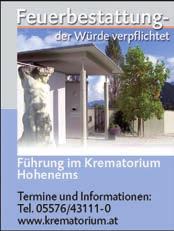 Vorarlberger KirchenBlatt 22. Mai 2014 Treffpunkte 23 ENTGELTLICHE EINSCHALTUNG TERMINE Krankenmesse. Gottesdienste mit der Möglichkeit das Sakrament der Krankensalbung zu erhalten.