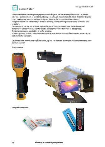 hjelpemidler Håndtering av kasserte Li-ion