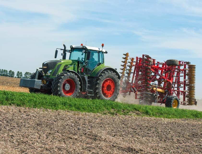 Siden hjulene på en traktor har forskjellige størrelser på fremre og bakre aksler, og de har høyt treghetsmoment gjennom sin vekt, så kommuniserer også ABS-modulen