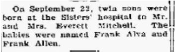 Emily Adolph J 31 Jul 1931 5 Aug 1931 pg 5 Parker son J T 1 Aug