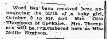 pg 9 Smith Virginia Ima Myron C 6 Feb 1931 7 Feb 1931 pg 5 Spencer son