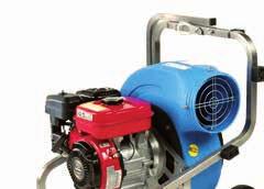 Ventilator Ventilator/aspirator Praktisk ventilator/aspirator med bensin/230v el.motor. Kraftig og enkel å transportere.